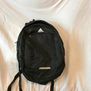 Adidas Black "With Three Stripes" Backpack